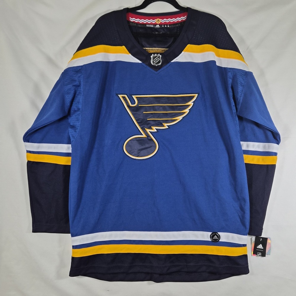St Louis Blues Binnington #50 Jersey Adidas NHL Climalite Size 54 NWT